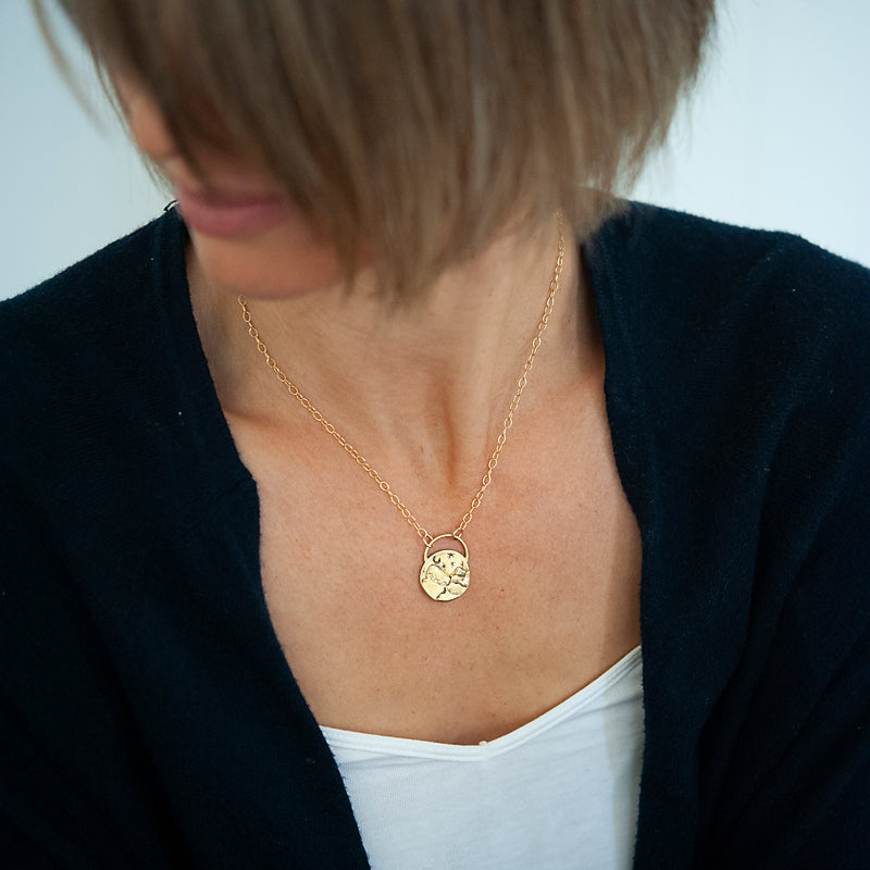 Midnight Mountain Bronze Adventure Necklace