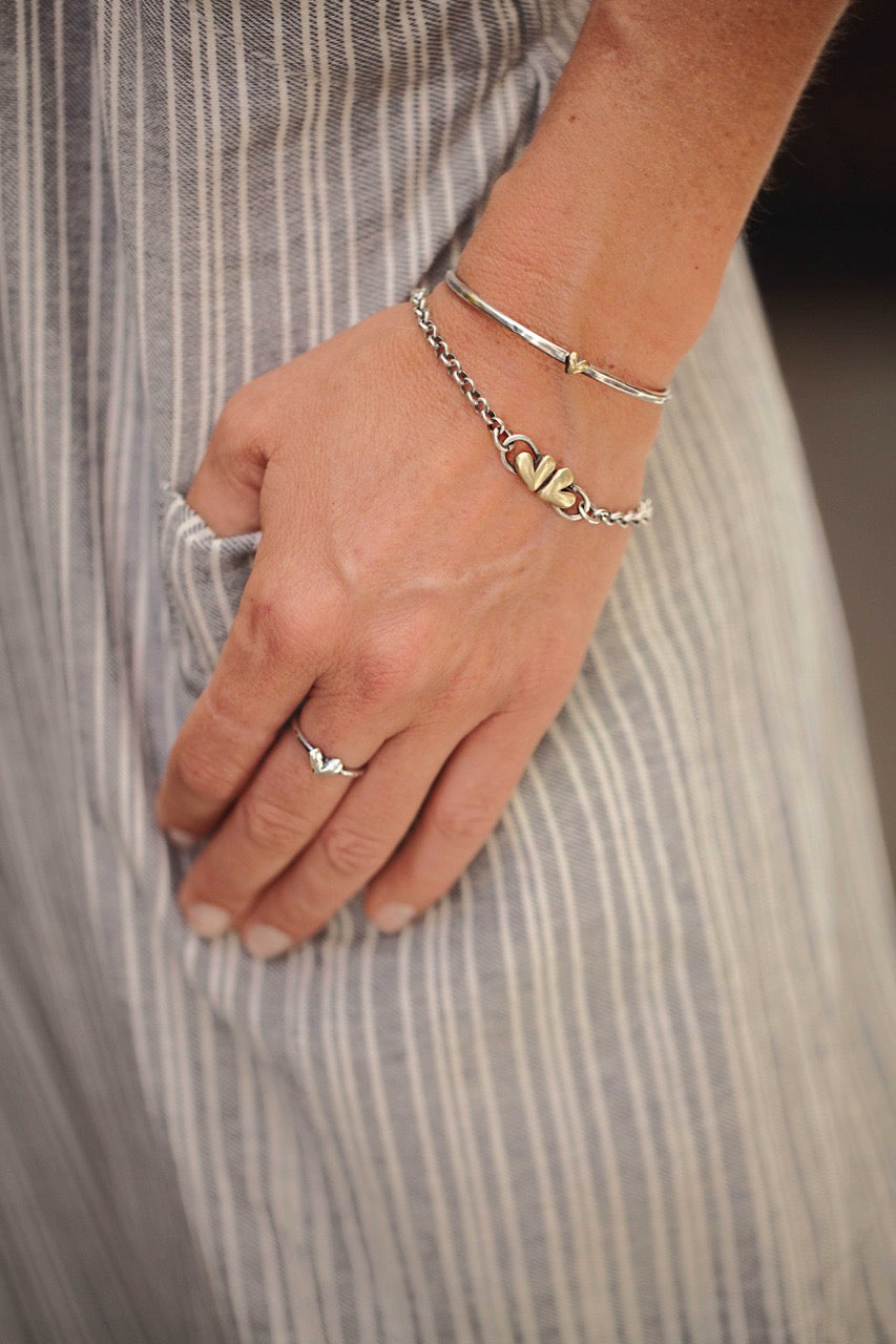 Birthstone Stacking Cuff Bracelet