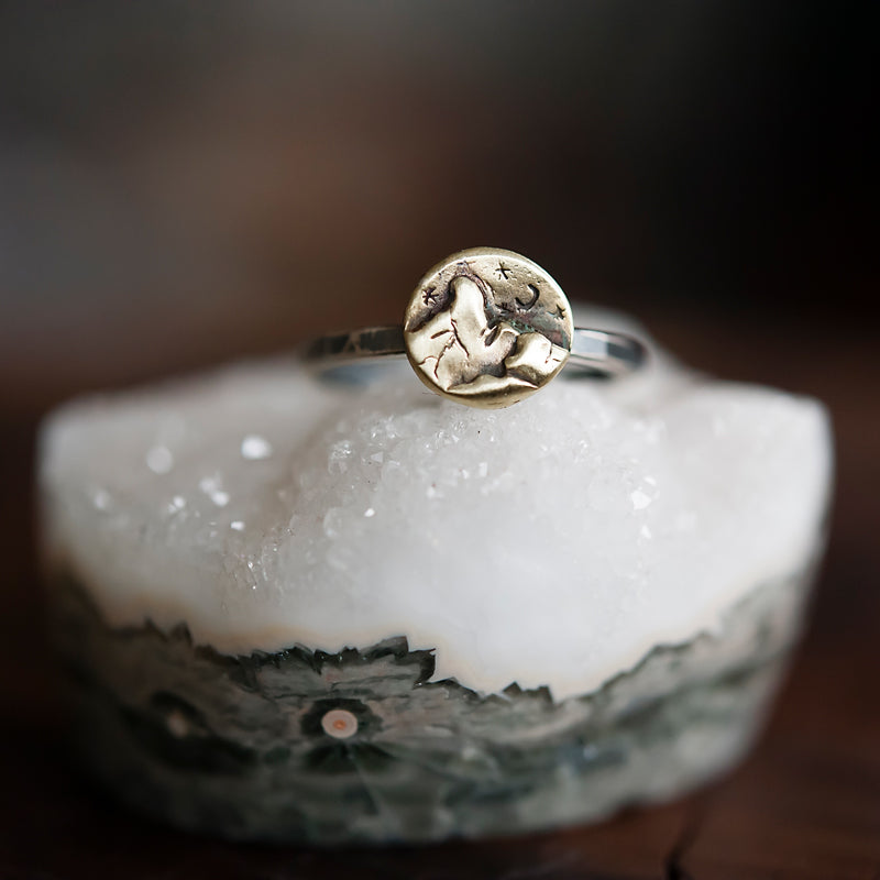 Midnight Mountain Adventure Ring