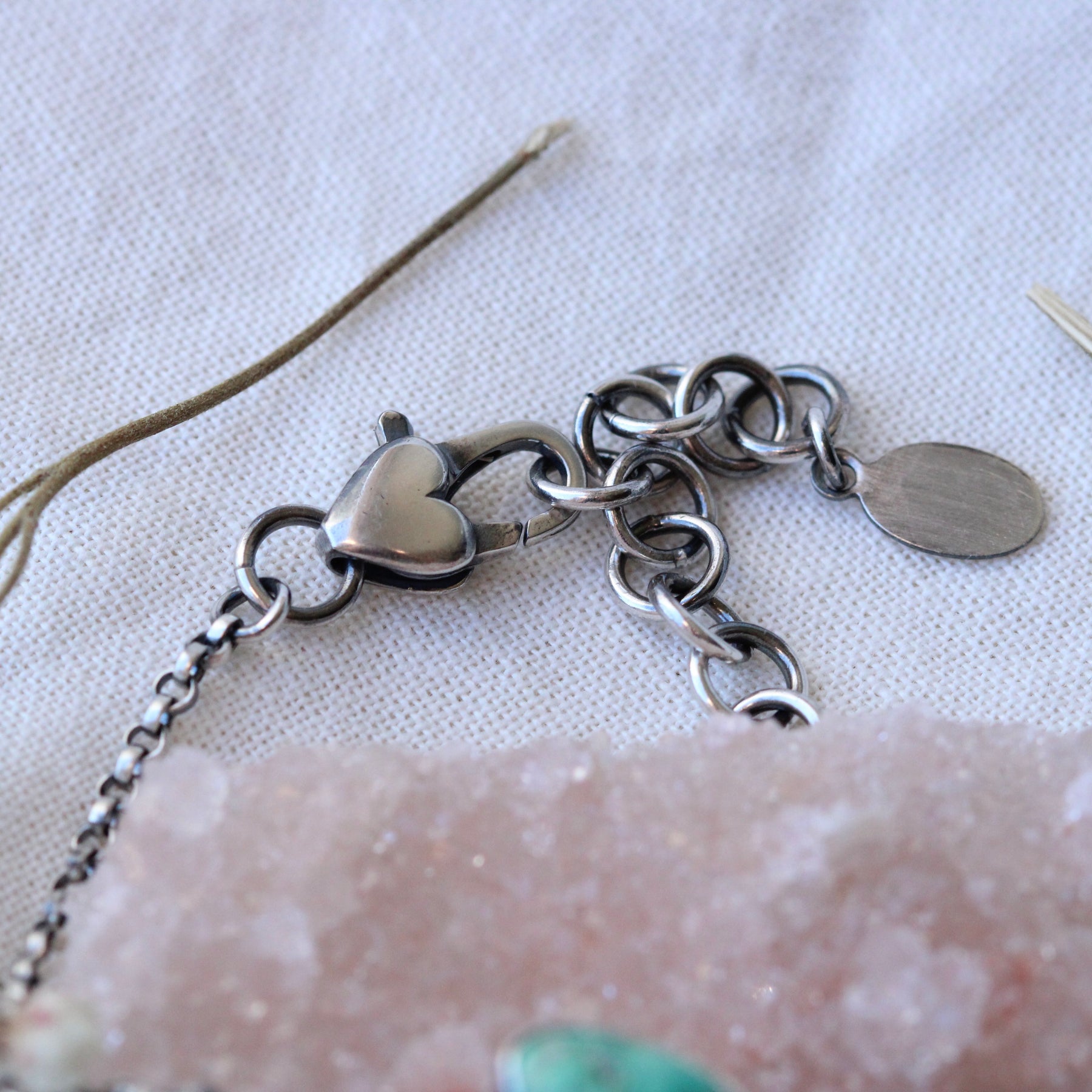 Poppy and Twig Aqua Kyanite Silver Bracelet