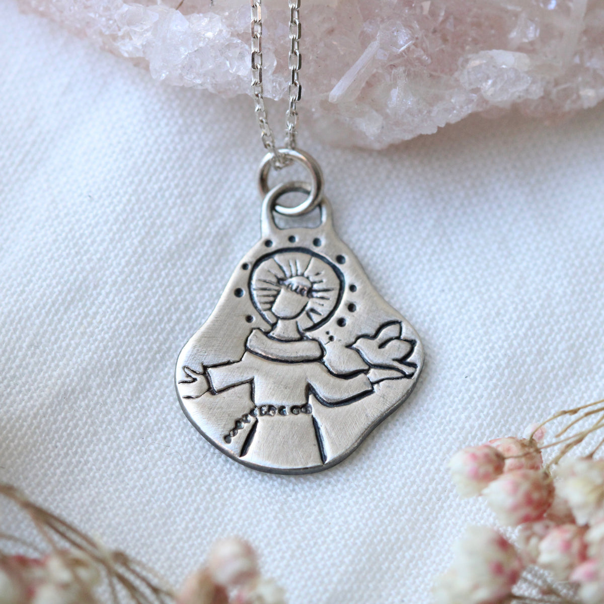 Saint Francis of Assisi Medallion necklace