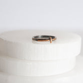 Delicate Copper Cross Ring