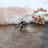 Sterling silver cast succulent charm Storyteller collection