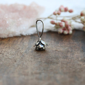 Sterling silver cast succulent charm Storyteller collection