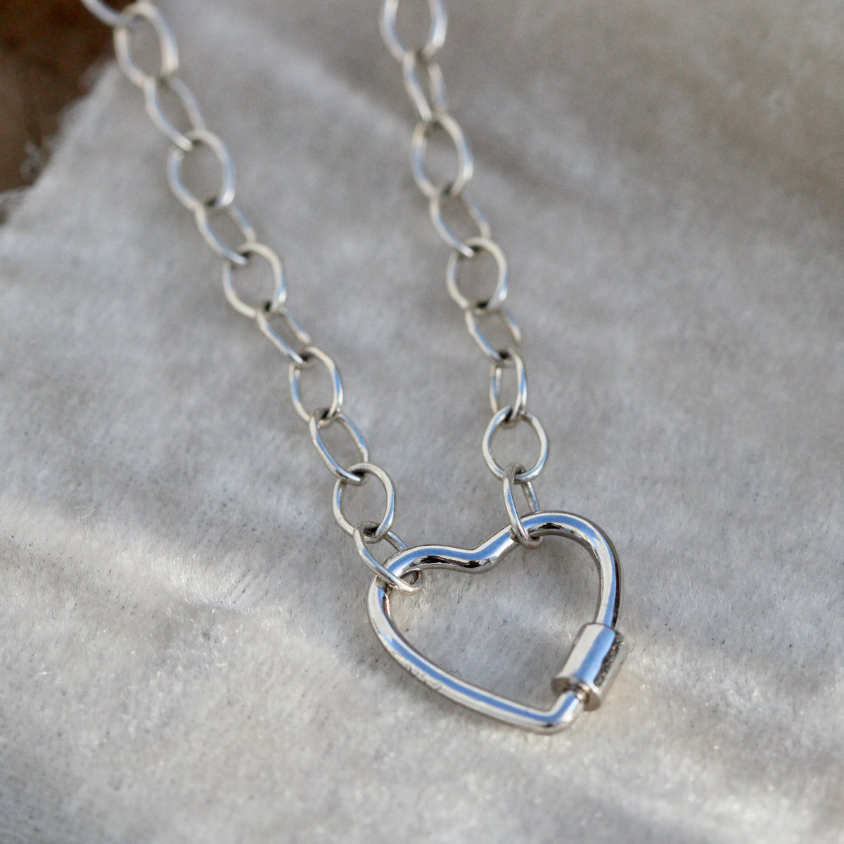 Charm Collector Necklace Heart Lock