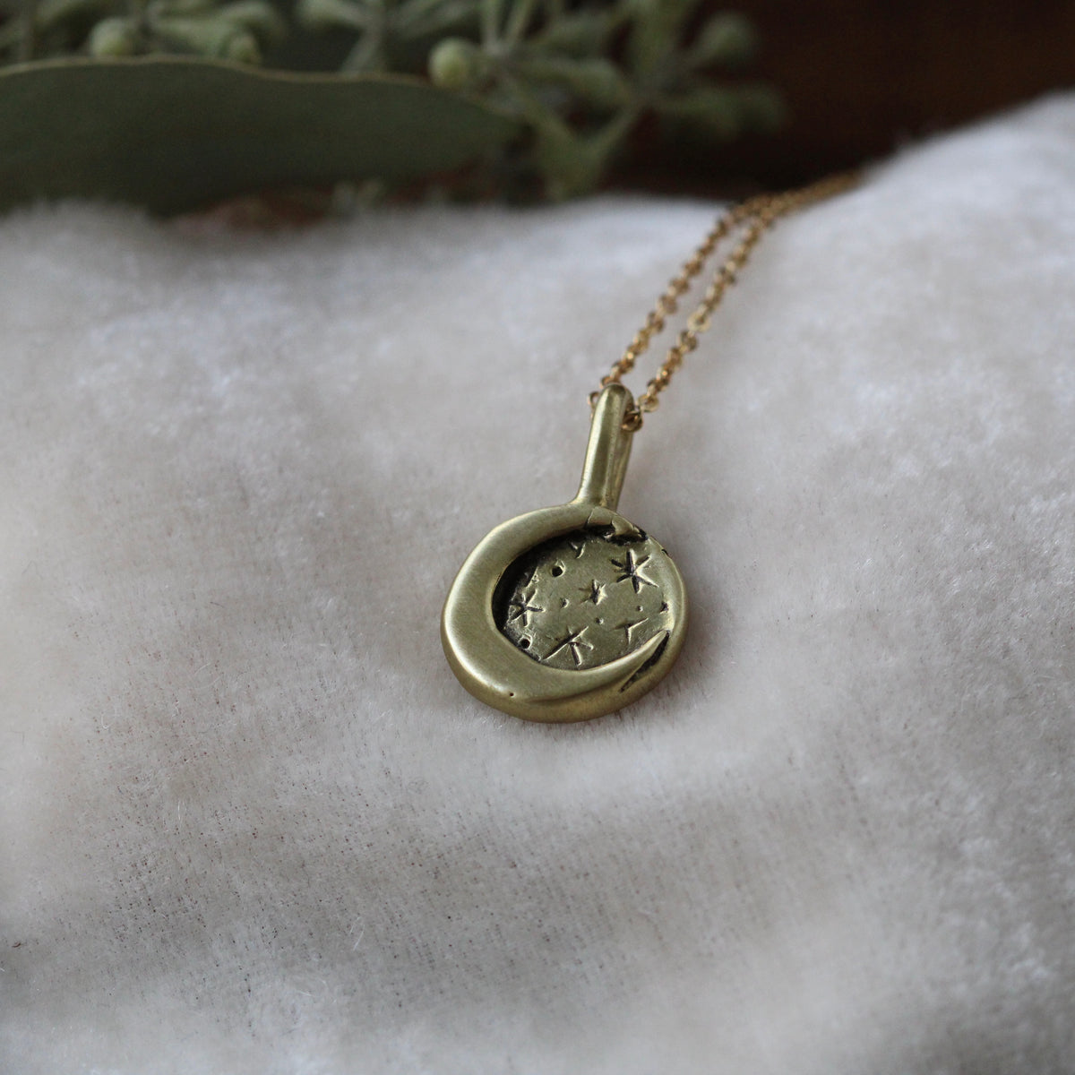 Clearance Sale Bronze  You Are Made of Stardust  Necklace