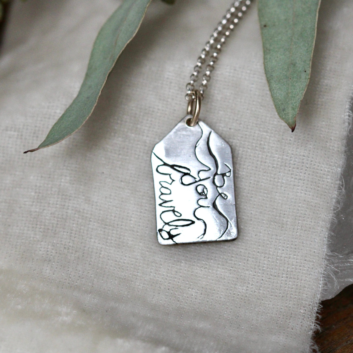CLEARANCE SALE Create your own label sterling silver Necklace