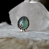 Interchangeable Floral Pendant with Aquaprase Sterling silver