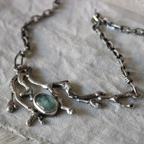 Interchangeable Necklace Sterling silver Chain with 14k gold hooks