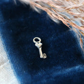 Pre Order Mini Sterling Silver Heart Key Charm Storyteller Collection