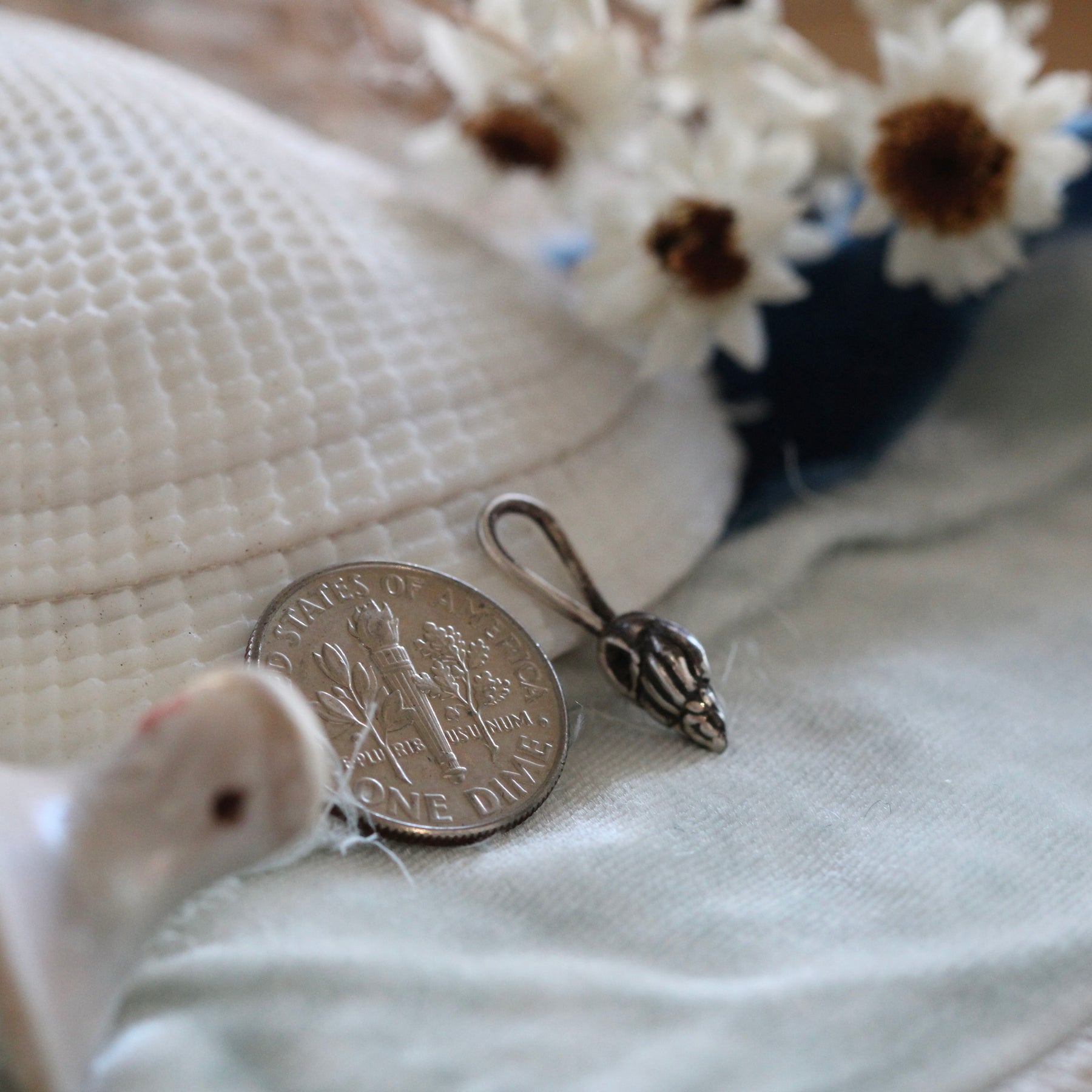 Tiny Whelk Sterling Silver Charm Pacific Coast Collection