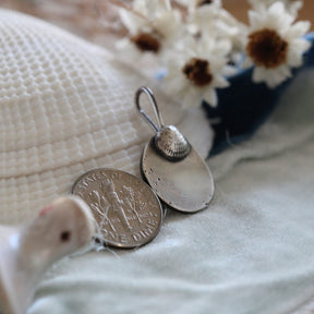 Personalized Shell Charm Sterling Silver Pacific Coast Collection
