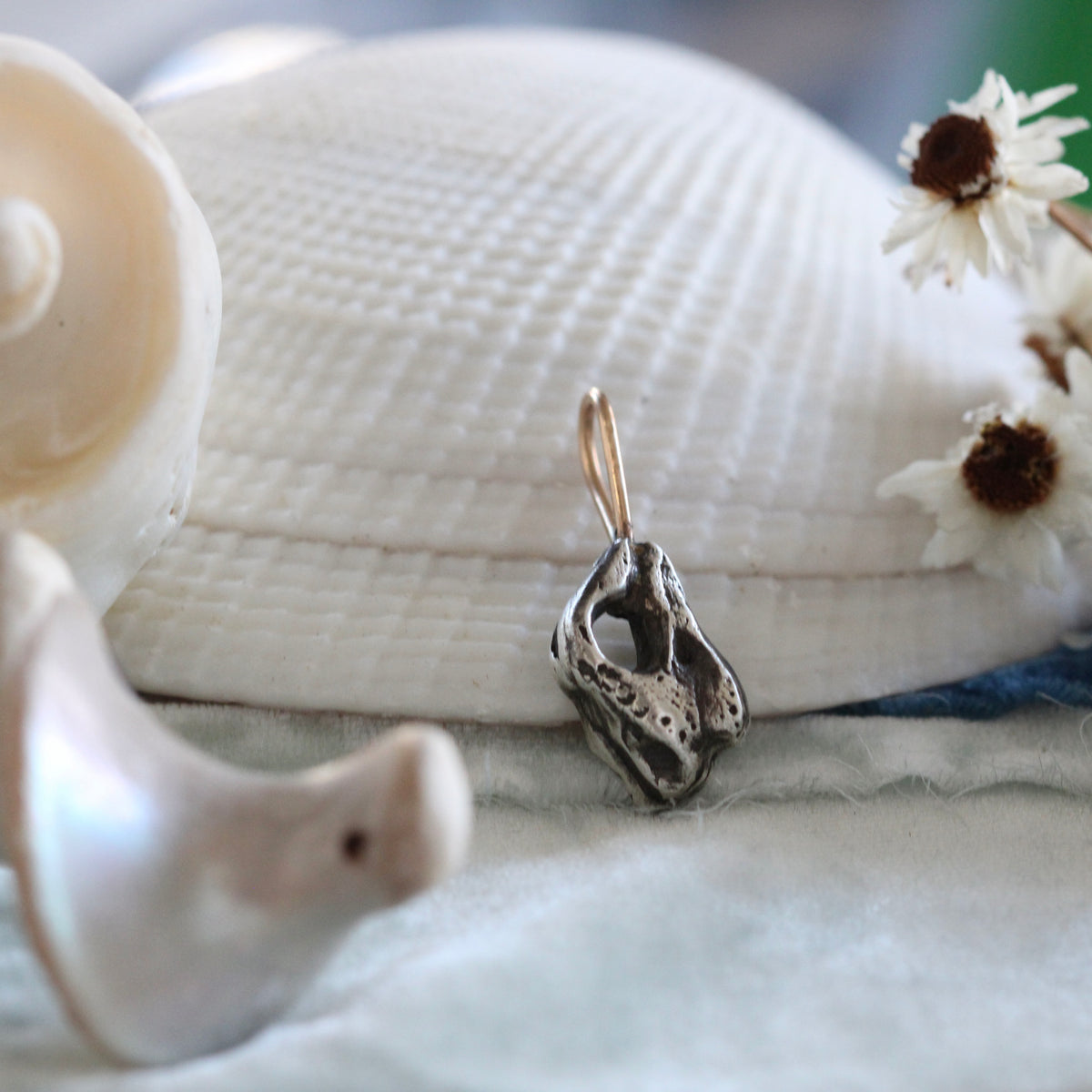 Weathered Conch Shell Charm Pacific Coast Collection