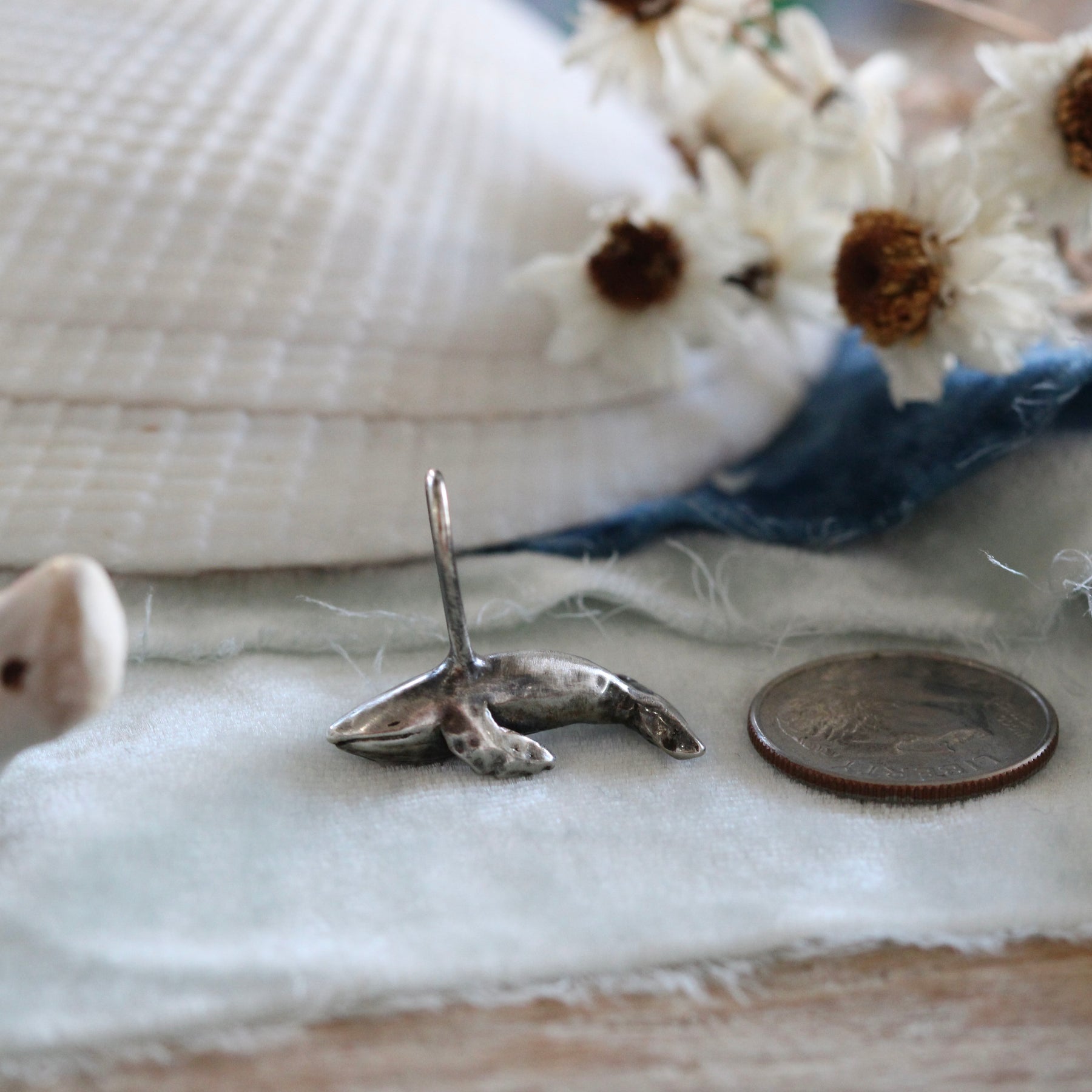 Sterling silver Whale Charm Pacific Coast Collection