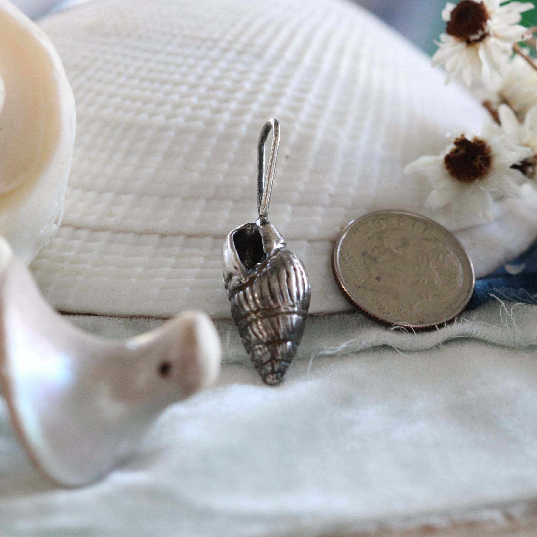 Coastal Spiral Shell Charm Pacific Coast Collection