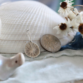 Sterling Silver Sand Dollar Charm Pacific Coast Collection