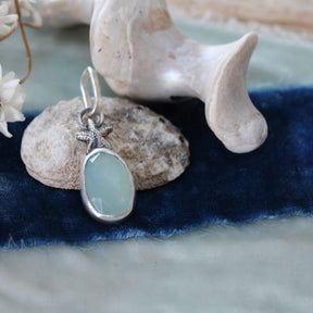 Aqua Chalcedony Starfish Charm Pacific Coast Collection