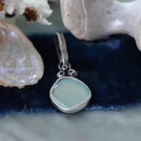 Aqua Chalcedony and Barnacle Charm Pacific Coast Collection