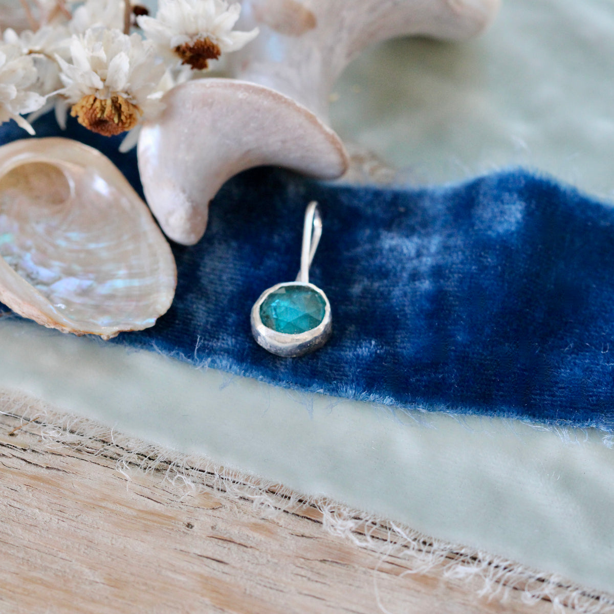 Teal Kyanite Charm Pacific Coast Collection