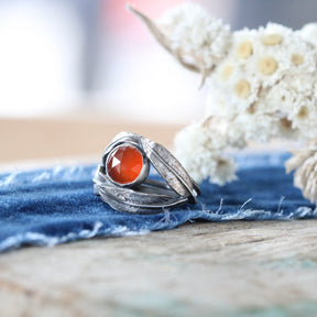 Redlands Orange Grove Carnelian Sterling silver ring