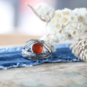 Redlands Orange Grove Carnelian Sterling silver ring