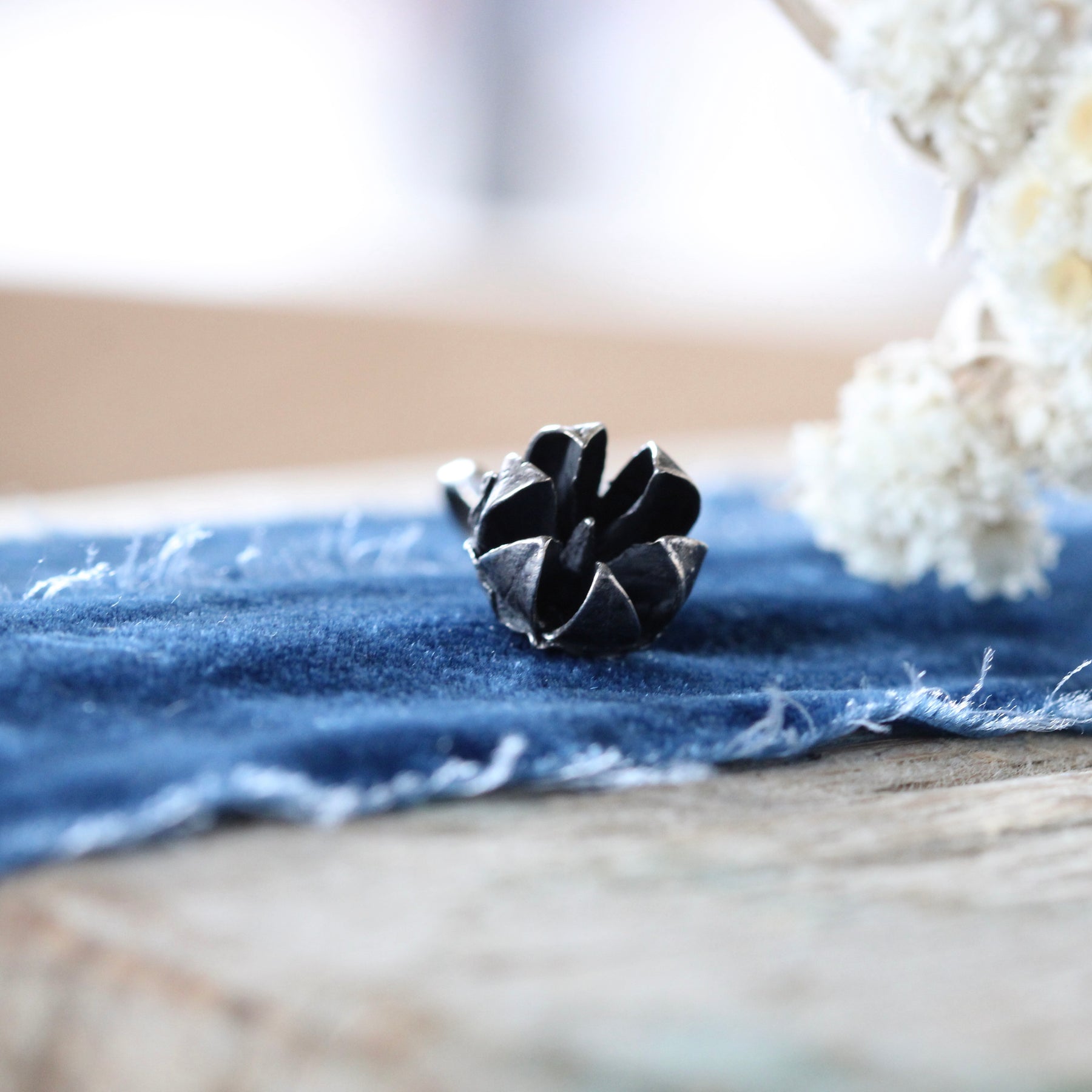 Crape Myrtle Seed Pod Sterling Silver Botanical Charm No. 1