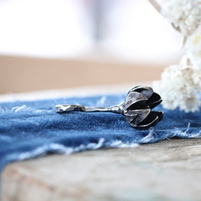 Crape Myrtle Seed Pod Sterling Silver Botanical Charm No. 1