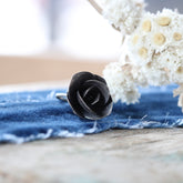 Rose Form Sterling Silver Succulent Botanical Charm