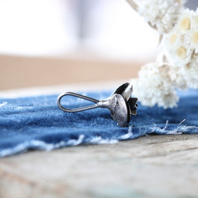Rose Form Sterling Silver Succulent Botanical Charm No. 2