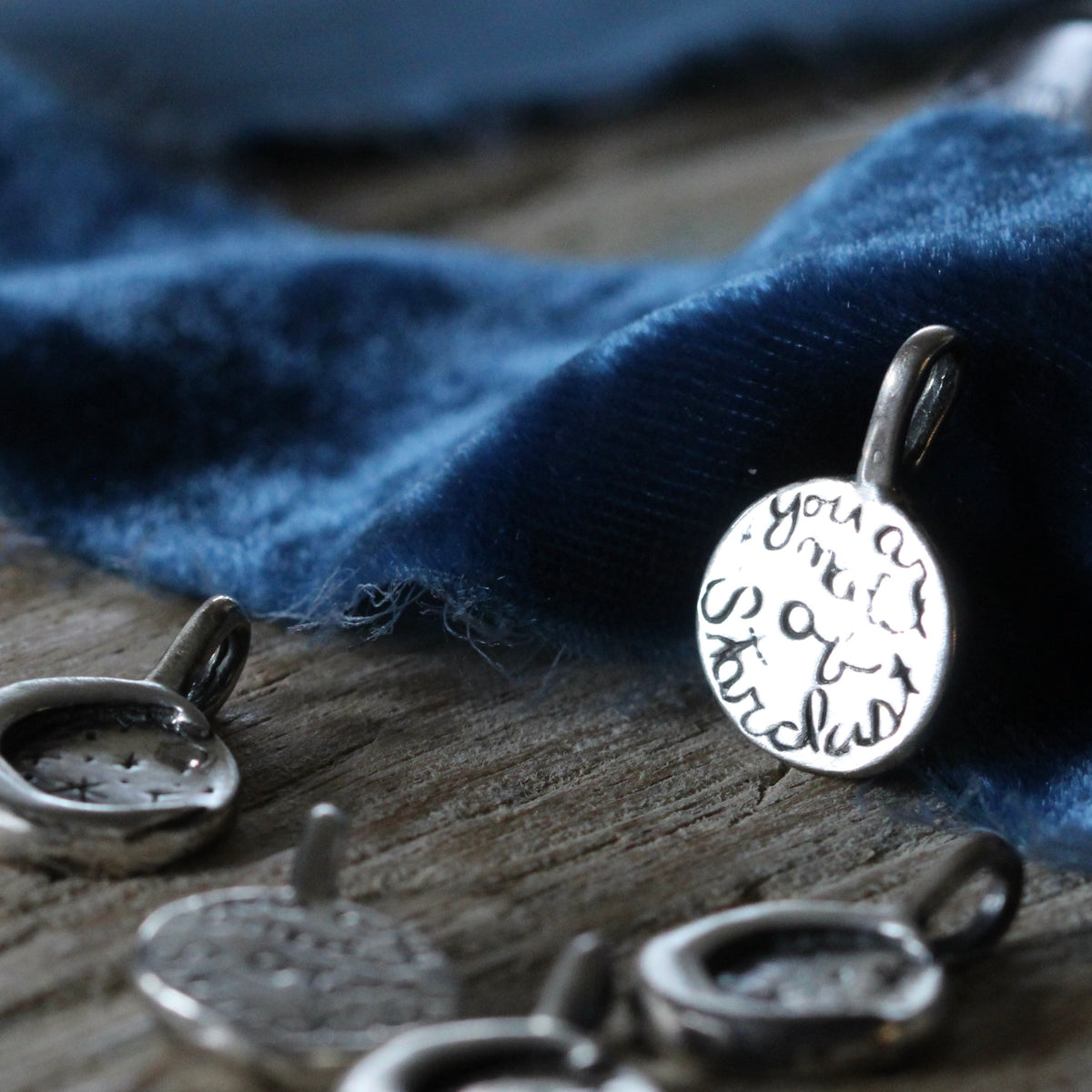 Stardust Moon pendant in Sterling Silver ARCHIVE SALE