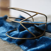 Peace Cuff in Brass ARCHIVE SALE