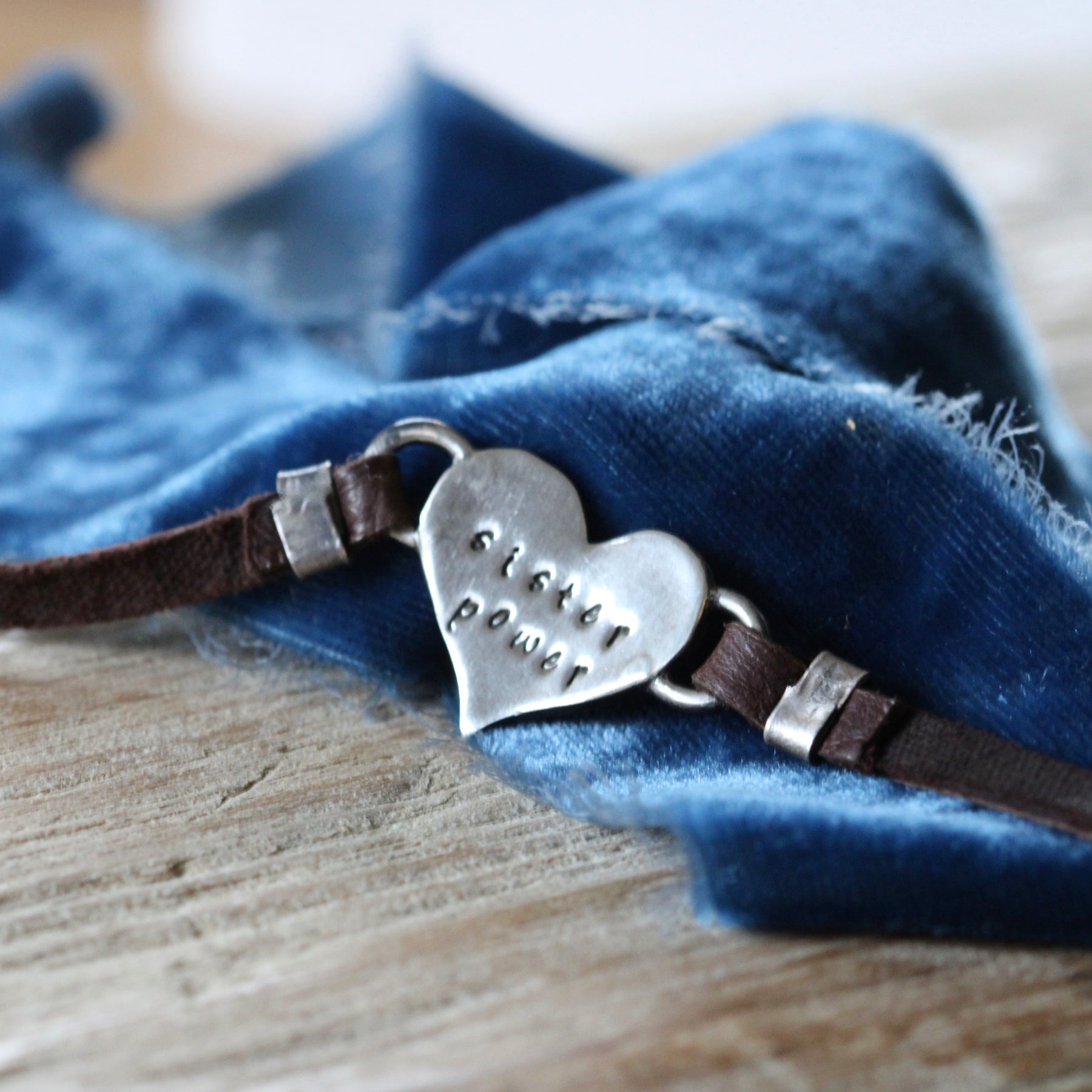 Sterling Silver and turquoise leather bracelet ARCHIVE SALE