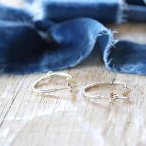 Gemstone Charm Hoops ARCHIVE SALE