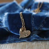 Adoption Heart Pendant in Bronze. ARCHIVE SALE