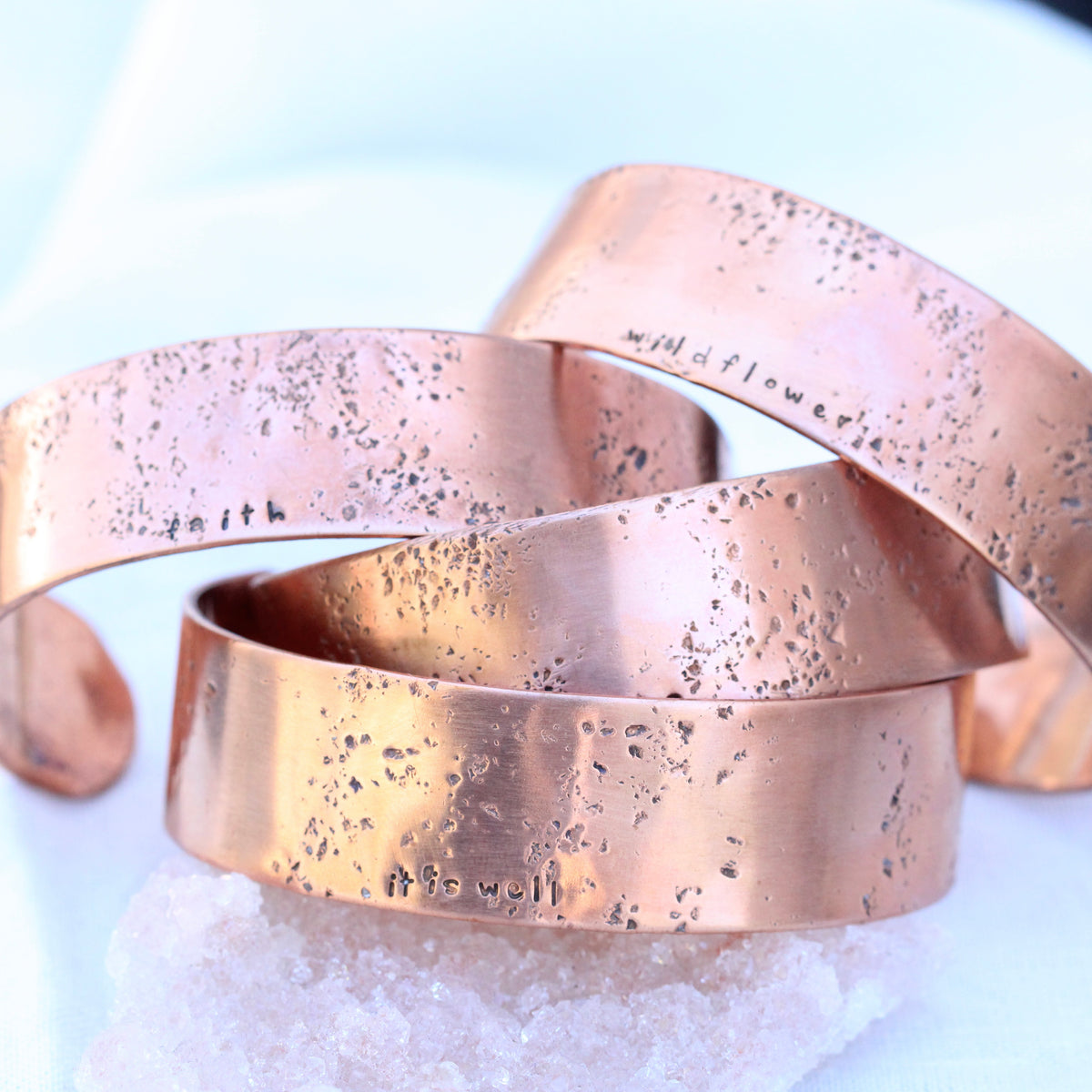 Copper Cuff Bracelet Workshop September 11th 6pm - 8pm