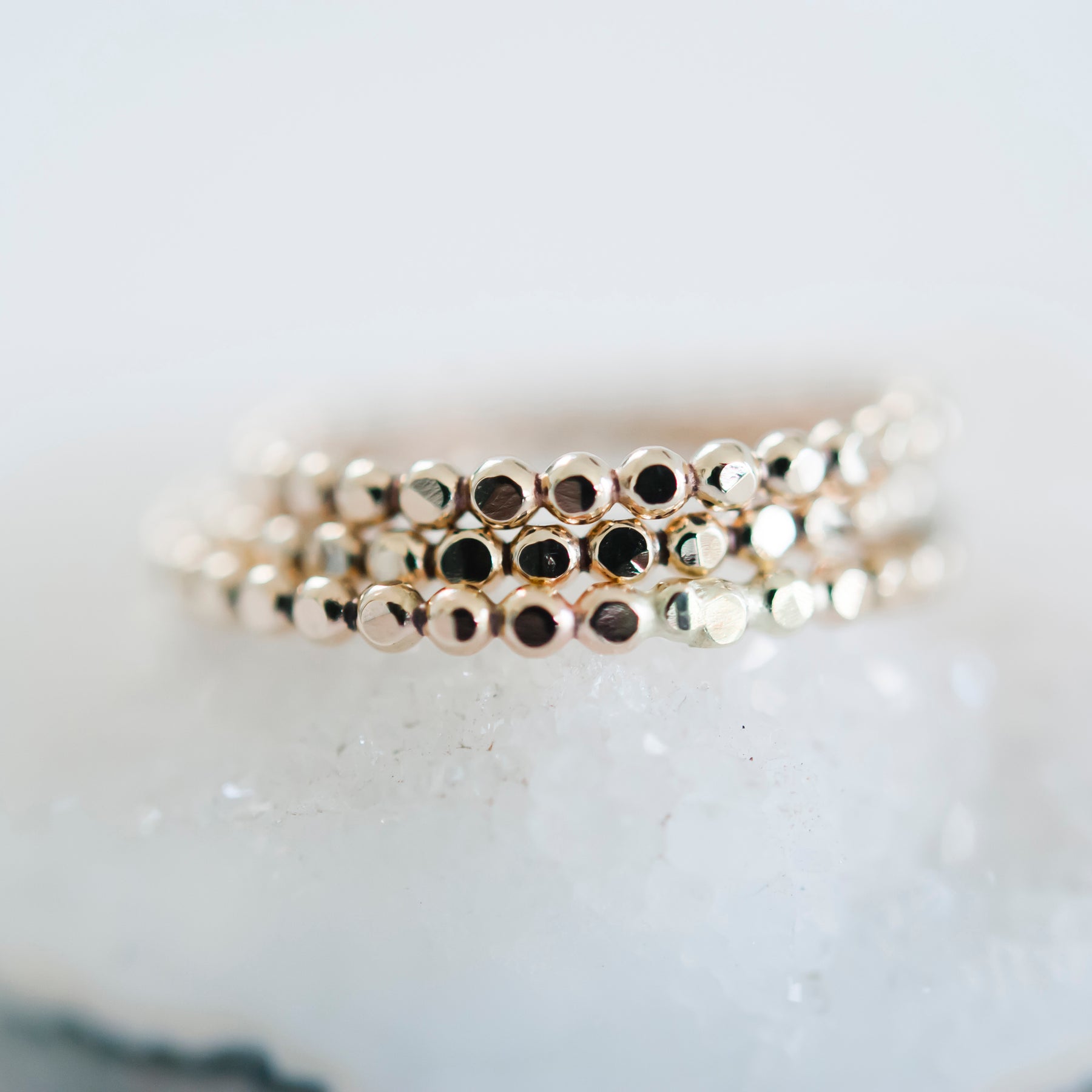 Gold Dotted Ring