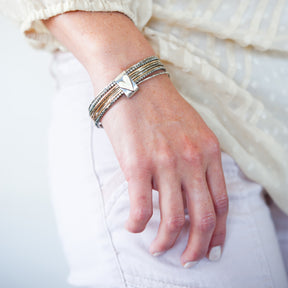 Bound by Love Mixed Metal Bangle Set