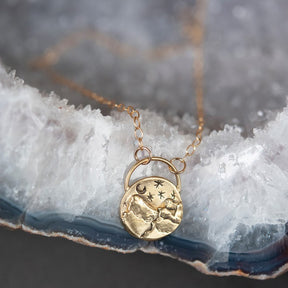 Midnight Mountain Bronze Adventure Necklace
