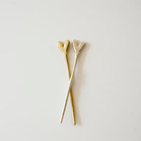 Sculpted Heart Hair Stick