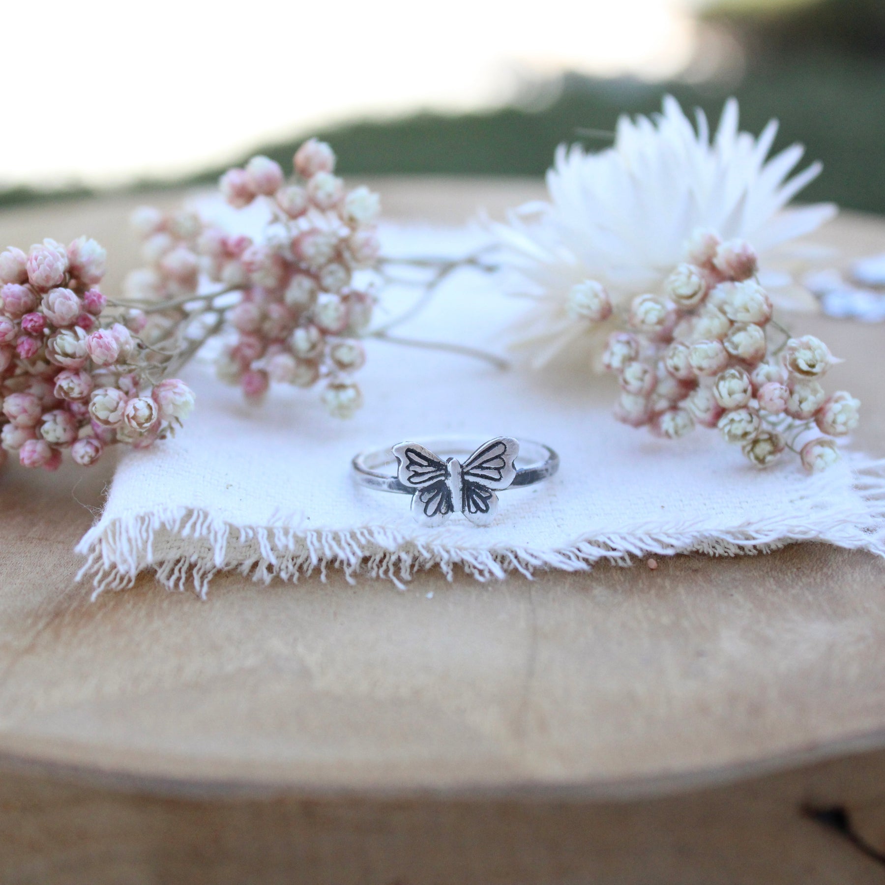 Little Butterfly Stacking Ring - The BECOMING Collection