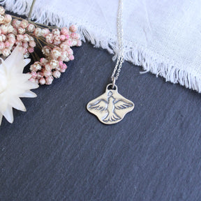 Peace Dove Sterling Silver Holy Sprit Necklace Sacred Collection