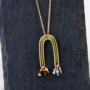 Talismans Of Hope Rainbow Necklace Bronze