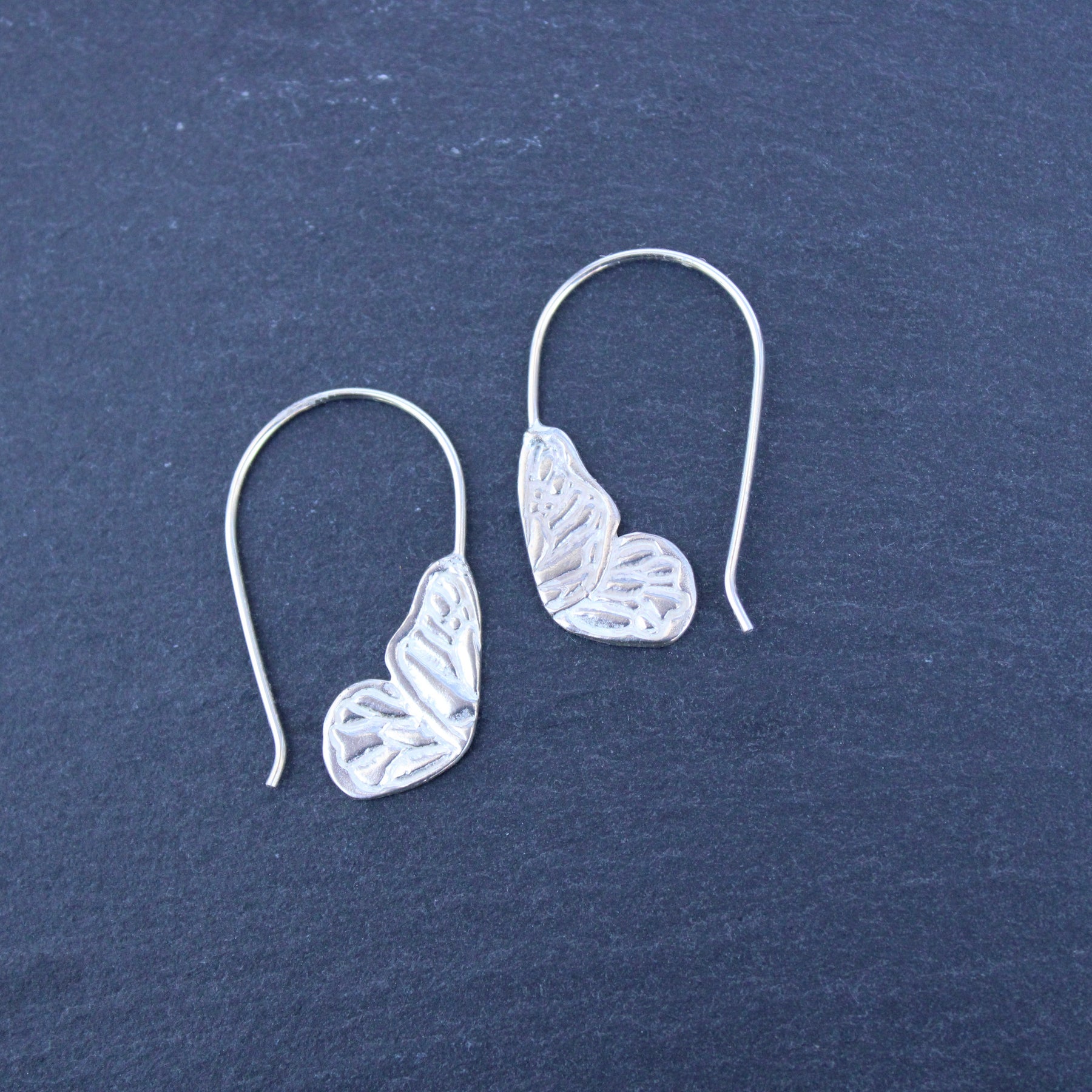 Painted Lady Butterfly Wing Earrings