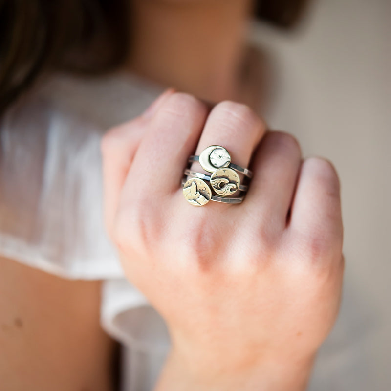 Midnight Mountain Adventure Ring