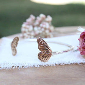 Monarch Butterfly Cuff Bracelet