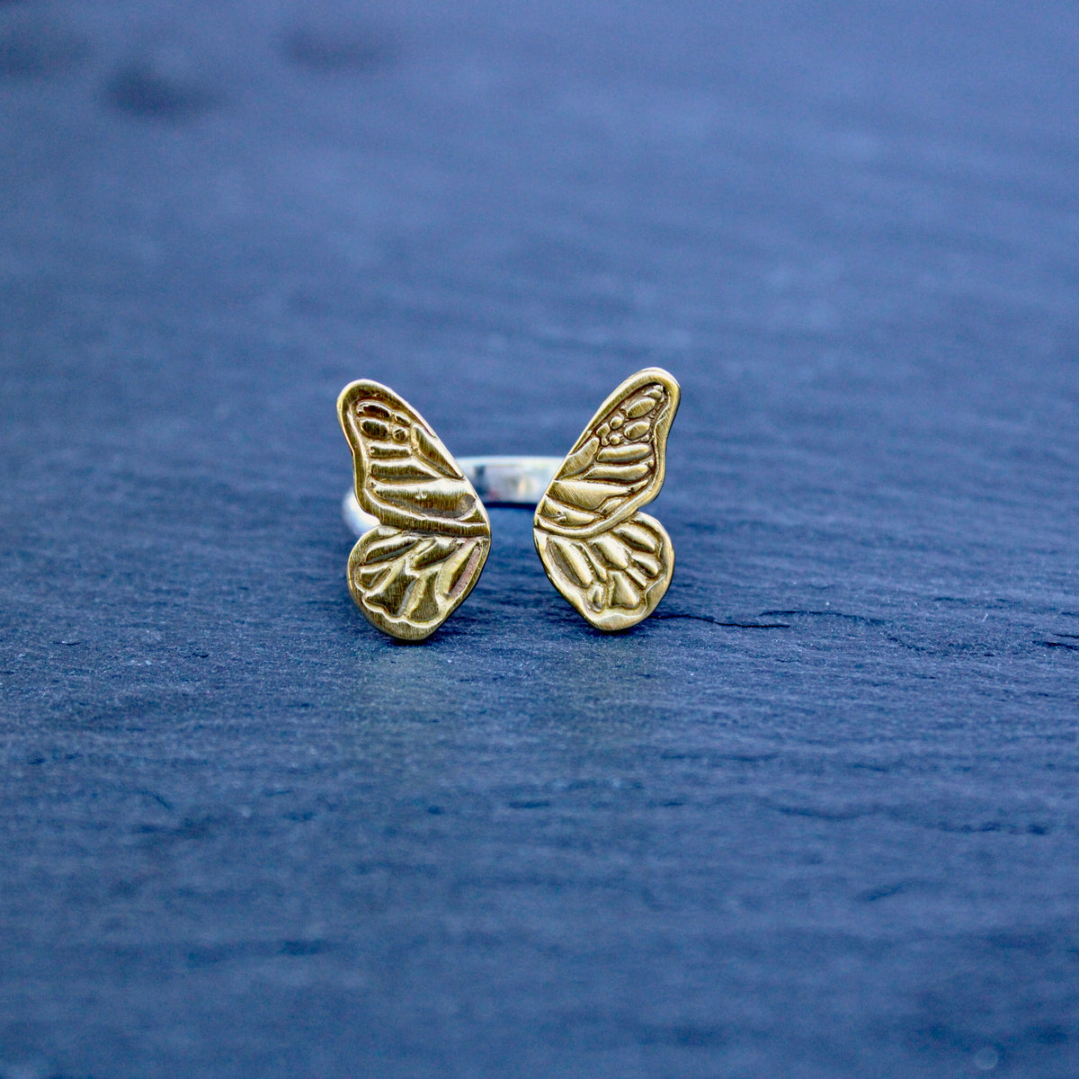 Butterfly Open Band Ring in Bronze- The BECOMING Collection