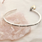 A Mother's Hug sterling silver cuff bracelet