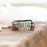 Bound by love personalized rings