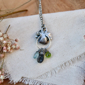 Poppy Memory Keeper Charm Collector Necklace Sterling Silver