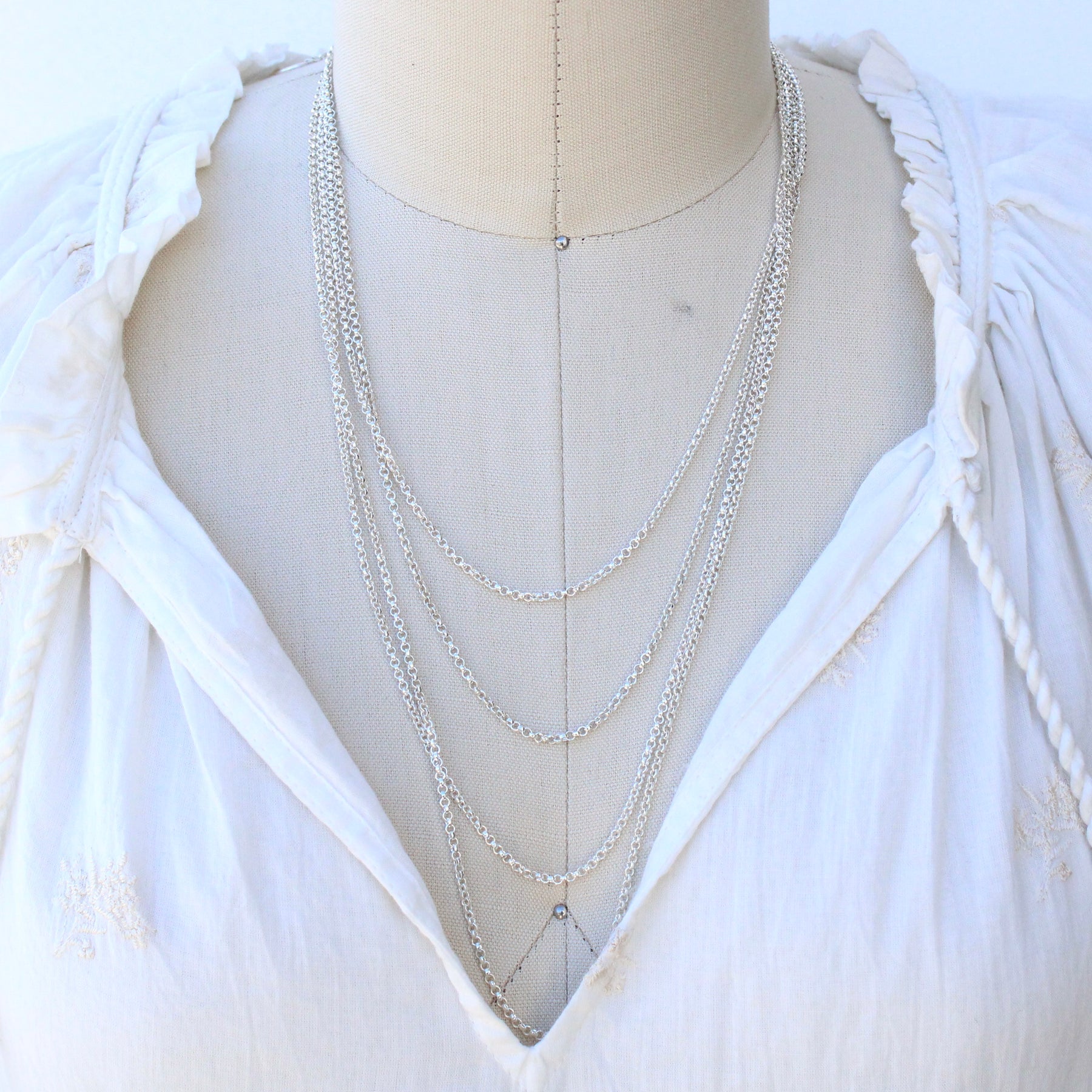 Sterling Silver Chain Necklace